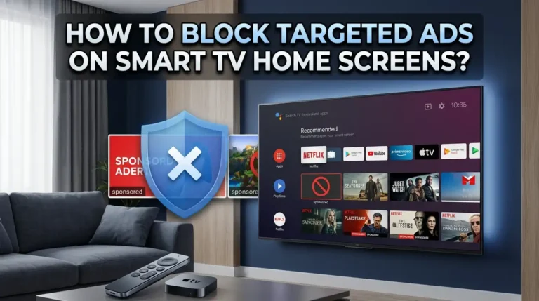 How To Block Targeted Ads On Smart TV Home Screens?