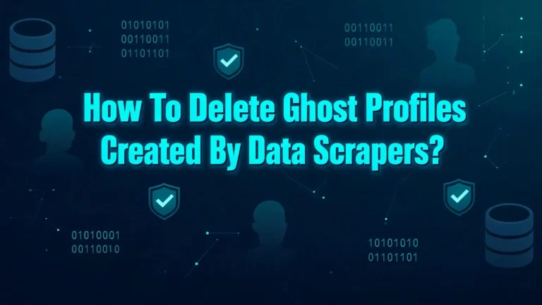 How To Delete Ghost Profiles Created By Data Scrapers?