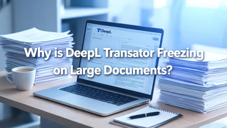 Why Is DeepL Translator Freezing on Large Documents?