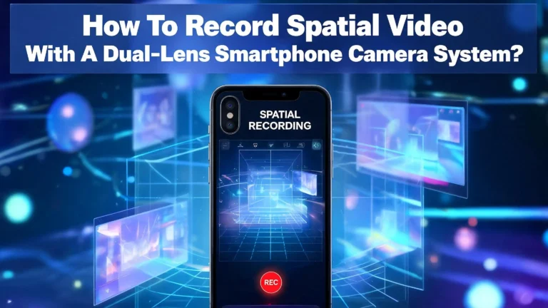 How To Record Spatial Video With A Dual Lens Smartphone Camera System?