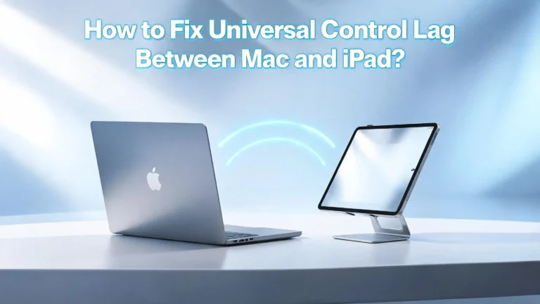 How to Fix Universal Control Lag Between Mac and iPad?