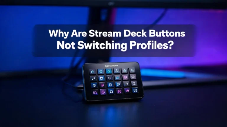 Why Are Stream Deck Buttons Not Switching Profiles?