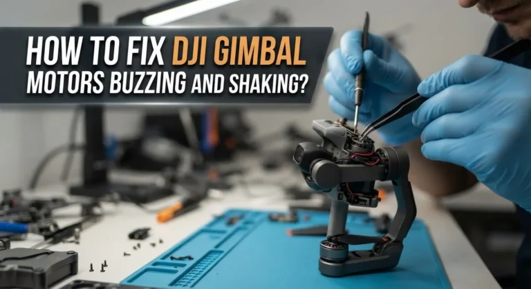 How To Fix DJI Gimbal Motors Buzzing And Shaking?