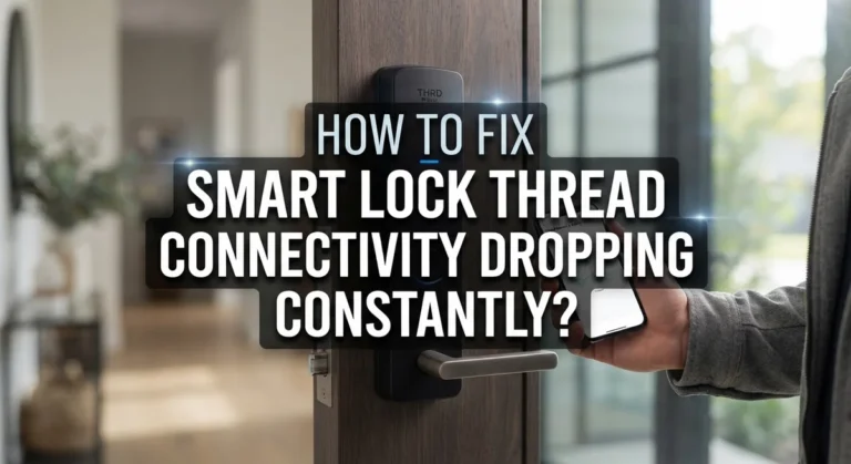 How To Fix Smart Lock Thread Connectivity Dropping Constantly?