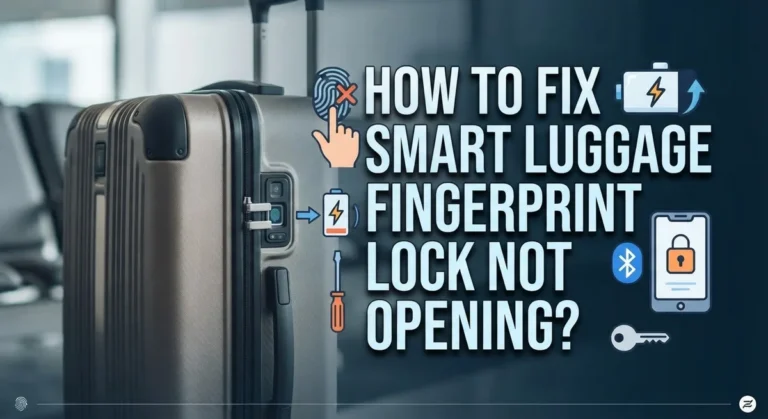 How To Fix Smart Luggage Fingerprint Lock Not Opening?