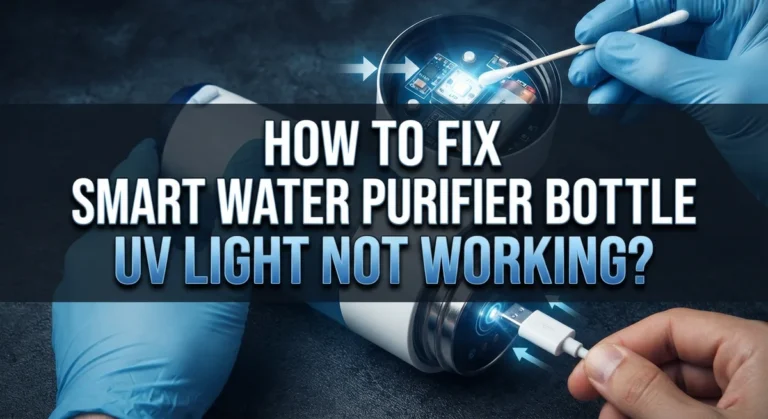 How To Fix Smart Water Purifier Bottle UV Light Not Working?