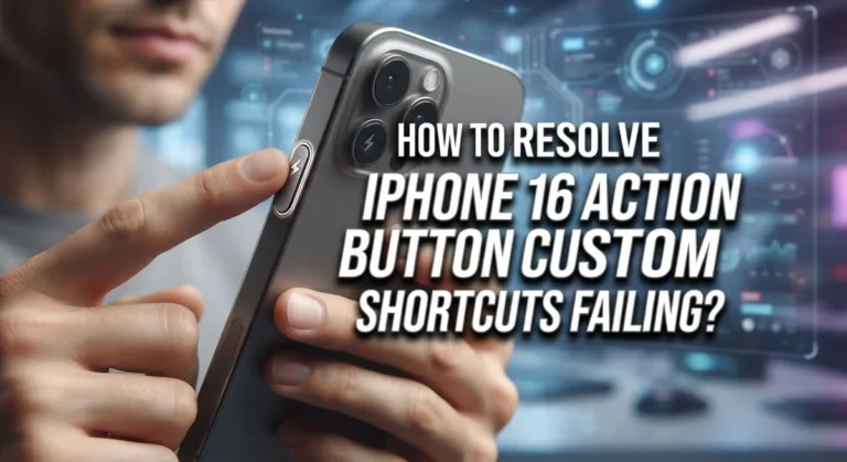 How To Resolve iPhone 16 Action Button Custom Shortcuts Failing?
