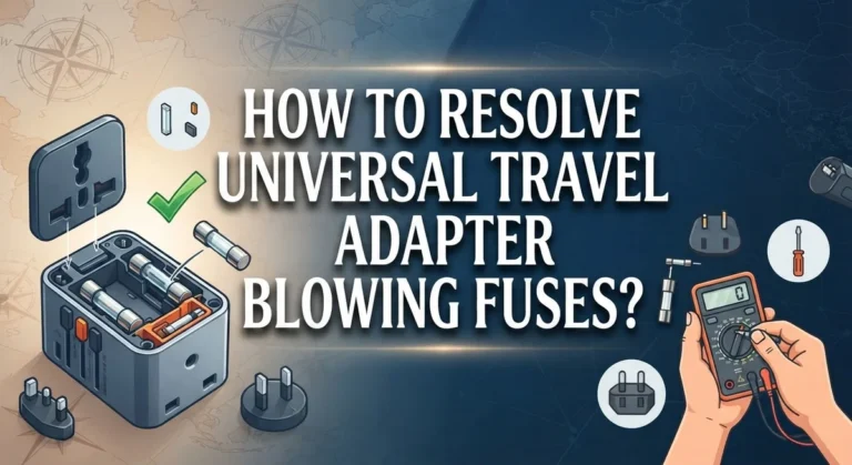 How To Resolve Universal Travel Adapter Blowing Fuses?