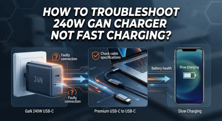 How To Troubleshoot 240W GaN Charger Not Fast Charging?
