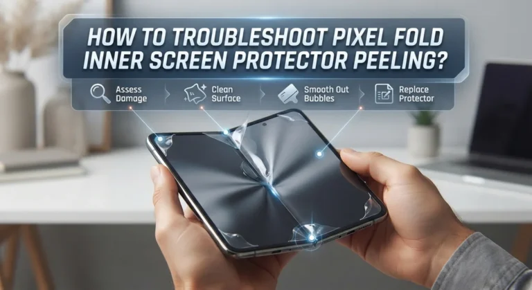 How To Troubleshoot Pixel Fold Inner Screen Protector Peeling?