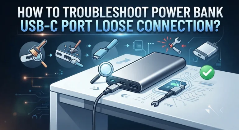 How To Troubleshoot Power Bank USB-C Port Loose Connection?