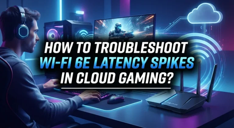How To Troubleshoot Wi-Fi 6E Latency Spikes In Cloud Gaming?