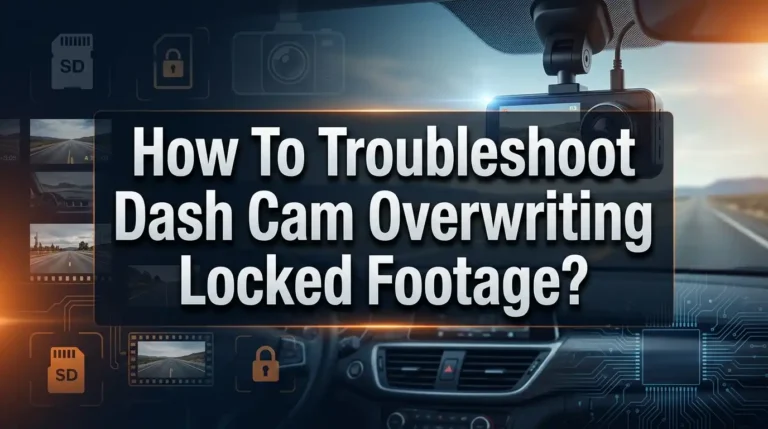 How To Troubleshoot Dash Cam Overwriting Locked Footage?